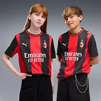 Youth Puma  Black/Red AC Milan 2026/27 Home Replica Jersey
