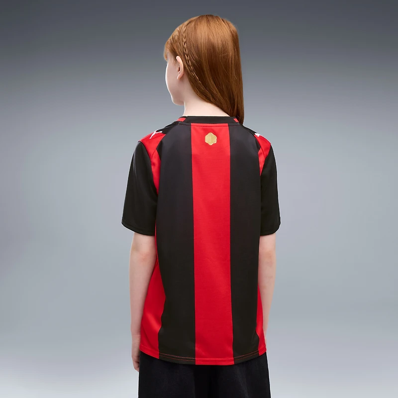 Youth Puma  Black/Red AC Milan 2026/27 Home Replica Jersey