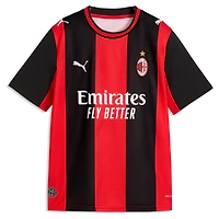 Maillot Puma Rafael Leão Enfant Noir/Rouge AC Milan 2026/27 Réplique Domicile