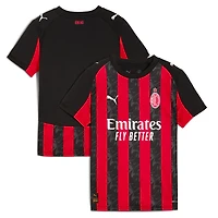 Youth Puma  Red AC Milan 2025/26 Home Replica Jersey