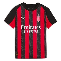 Youth Puma  Red AC Milan 2025/26 Home Replica Jersey