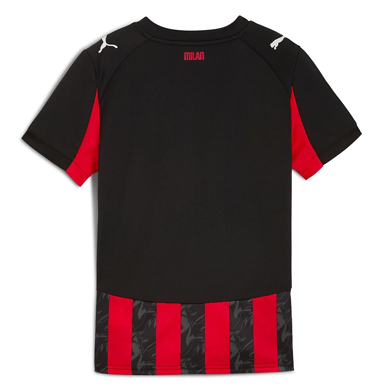 Youth Puma  Red AC Milan 2025/26 Home Replica Jersey