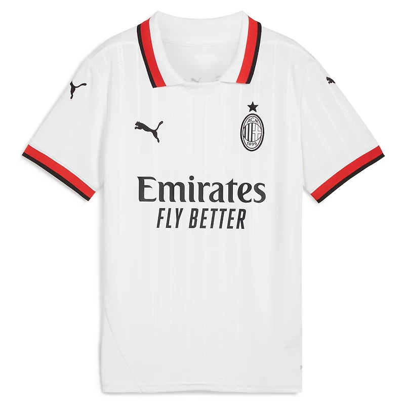 Youth Puma White AC Milan 2024/25 Away Replica Jersey