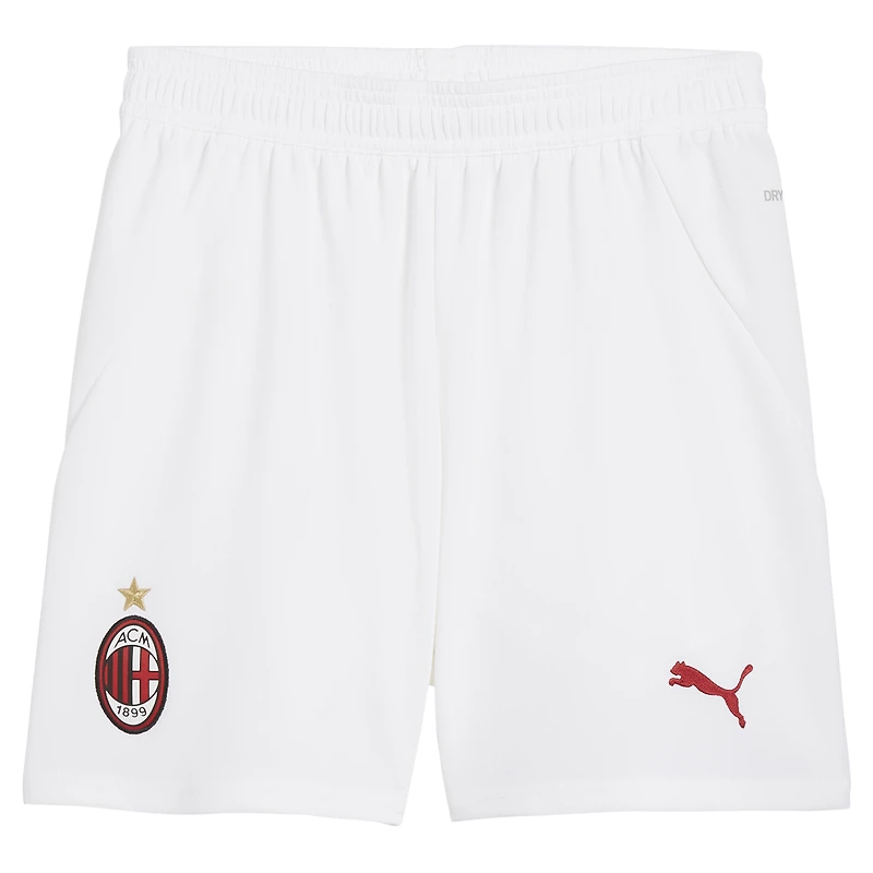 Youth Puma White AC Milan 2024/25 dryCELL Home Replica Shorts