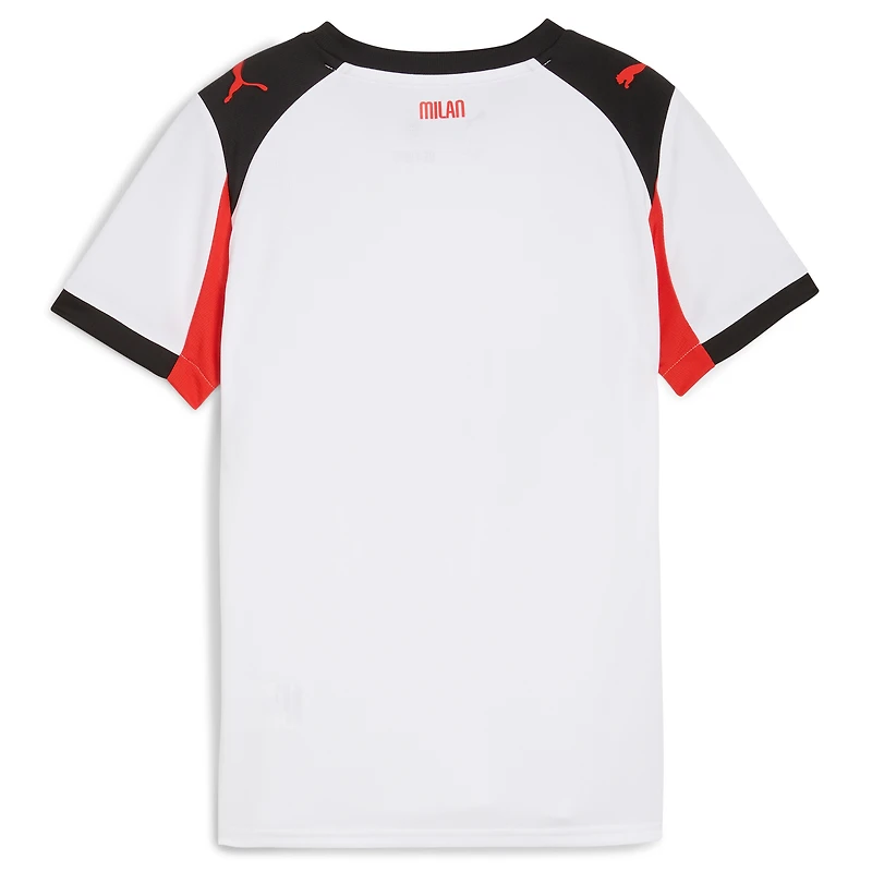 Youth Puma  White AC Milan 2025/26 Replica Jersey