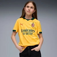 Maillot réplique jaune Puma AC Milan 2025/26 pour jeunes