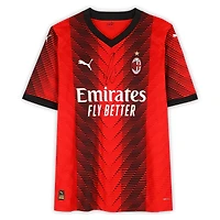 Zlatan Ibrahimovic AC Milan Autographed 2023-24 Red Puma Replica Jersey - Front Signed