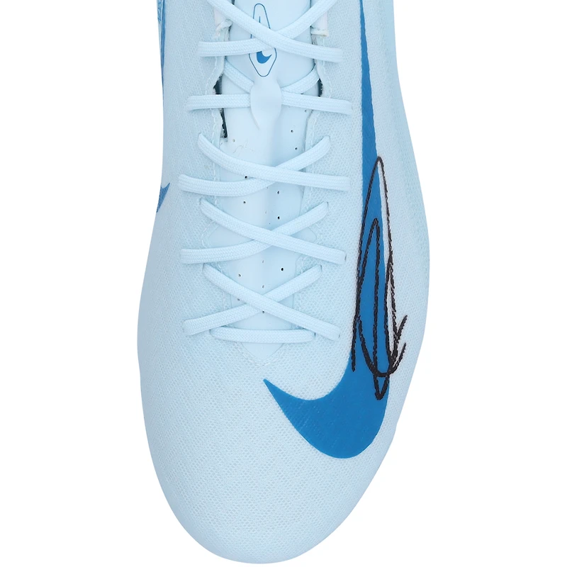 Zlatan Ibrahimovic AC Milan Autographed Light Blue Mercurial Air Zoom Nike Soccer Cleat