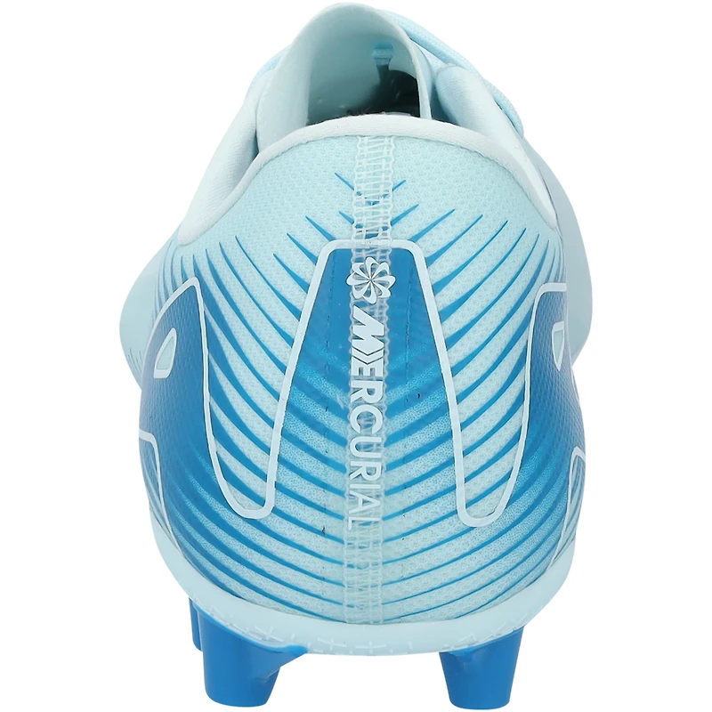 Chaussure de football Nike Mercurial Air Zoom bleu clair dédicacée par Zlatan Ibrahimovic de l'AC Milan