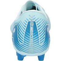 Chaussure de football Nike Mercurial Air Zoom bleu clair dédicacée par Zlatan Ibrahimovic de l'AC Milan