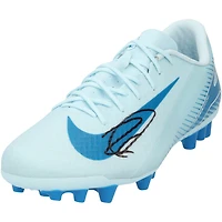 Chaussure de football Nike Mercurial Air Zoom bleu clair dédicacée par Zlatan Ibrahimovic de l'AC Milan