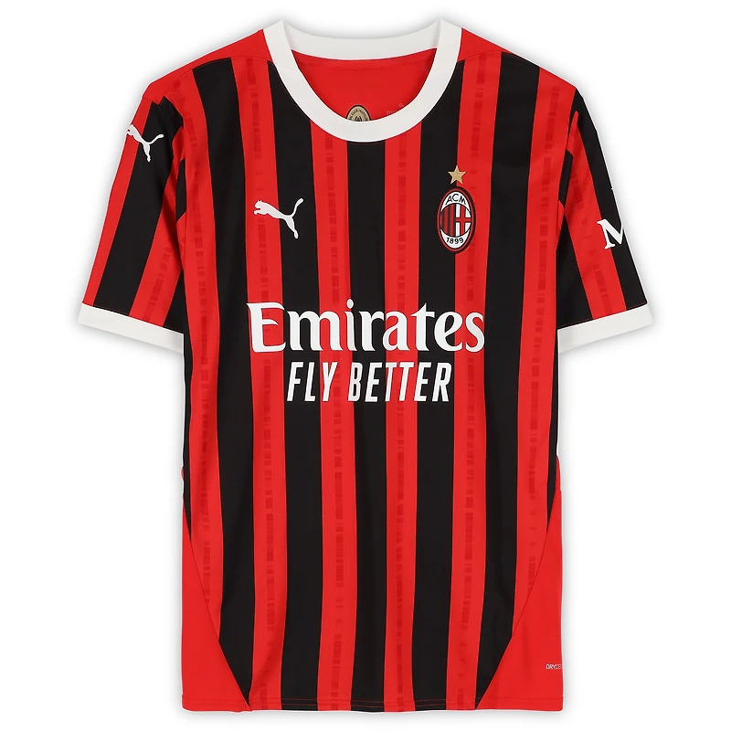 Zlatan Ibrahimovic AC Milan Autographed Red/Black Puma 2024-25 Replica Jersey