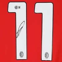 Zlatan Ibrahimovic AC Milan Autographed Red/Black Puma 2024-25 Replica Jersey