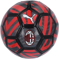 Zlatan Ibrahimovic AC Milan Autographed Red Logo Puma Soccer Ball 