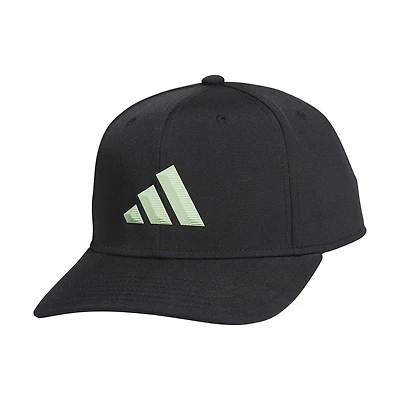 Men's adidas  Black 3-Bar AEROREADY Adjustable Hat