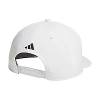 Casquette ajustable adidas blanche à 3 barres AEROREADY pour homme