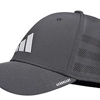 Casquette flexible adidas Graphite Game Day 4 AEROREADY pour hommes