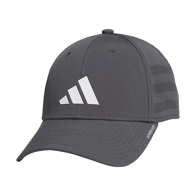Casquette flexible adidas Graphite Game Day 4 AEROREADY pour hommes