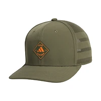 Men's  Olive adidas Quick Dry Snapback Hat