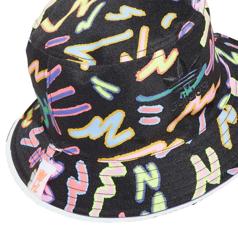 adidas Originals Purple/Black Logo Pride Reversible - Bucket Hat