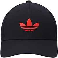 Men's adidas Originals Black Beacon Trefoil III Snapback Hat