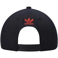Men's adidas Originals Black Beacon Trefoil III Snapback Hat
