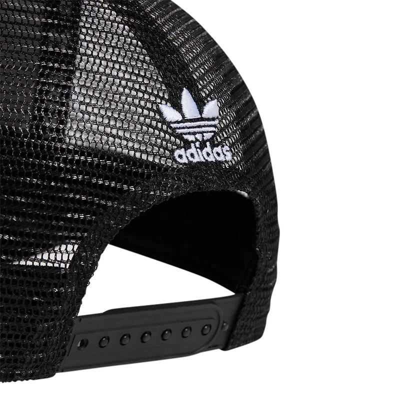 Men's adidas Originals Black Icon 3.0 Trucker Adjustable Hat
