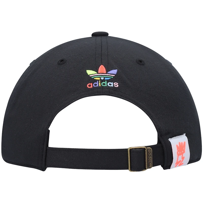 Adidas Originals Black Pride Icons Casquette réglable décontractée 2.0 pour homme