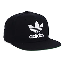 Men's adidas Originals Black Trefoil Chain - Snapback Hat