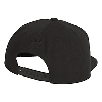 Men's adidas Originals Black Trefoil Chain Snapback Hat