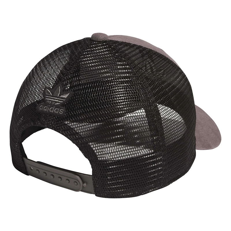 Men's adidas Originals Charcoal Icon 3.0 Trucker Adjustable Hat
