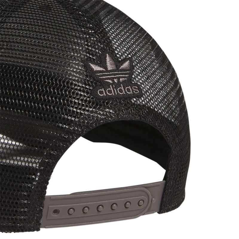 Men's adidas Originals Charcoal Icon 3.0 Trucker Adjustable Hat