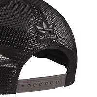 Men's adidas Originals Charcoal Icon 3.0 Trucker Adjustable Hat
