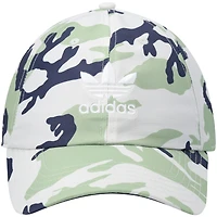Men's adidas Originals Cream Relaxed Camo Trefoil Adjustable Hat