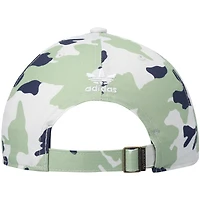 Men's adidas Originals Cream Relaxed Camo Trefoil Adjustable Hat