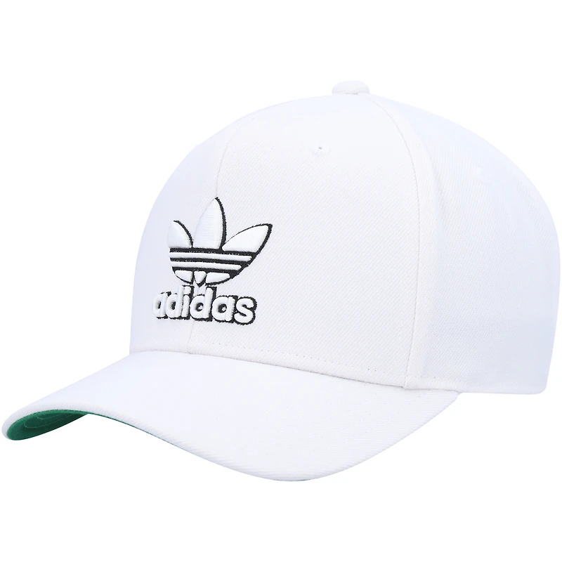 Men's adidas Originals White Modern Pre-Curved Snapback Hat