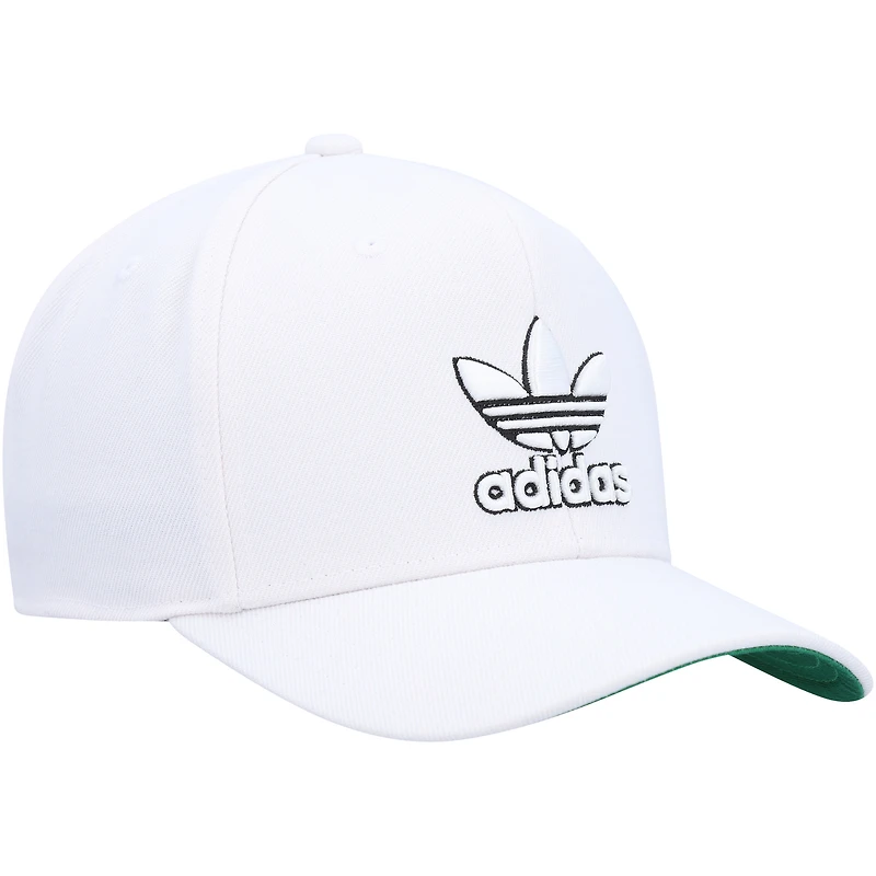 Men's adidas Originals White Modern Pre-Curved Snapback Hat