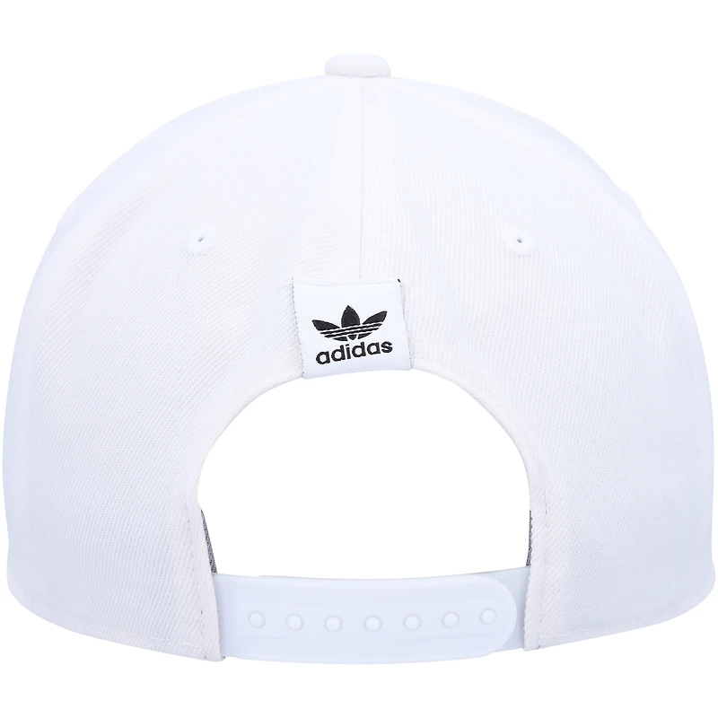 Men's adidas Originals White Modern Pre-Curved Snapback Hat