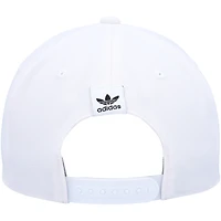 Men's adidas Originals White Modern Pre-Curved Snapback Hat