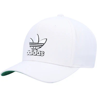 Men's adidas Originals White Modern Pre-Curved Snapback Hat
