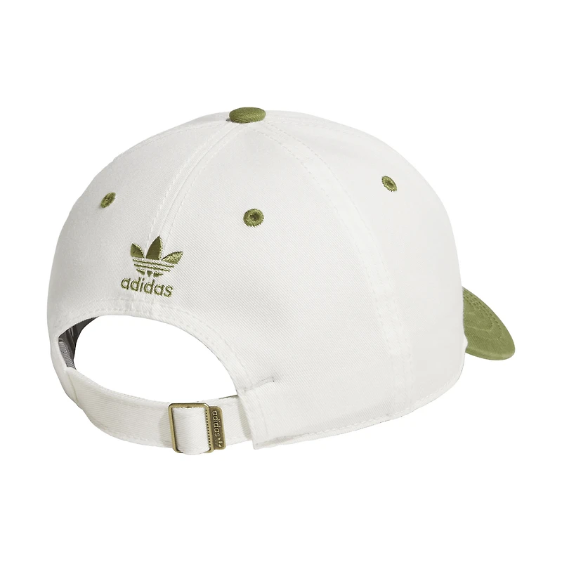 Casquette ajustable délavée blanche adidas Originals pour homme
