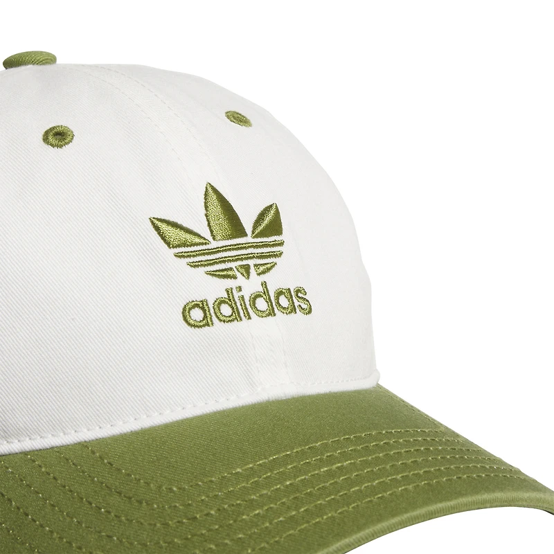 Casquette ajustable délavée blanche adidas Originals pour homme