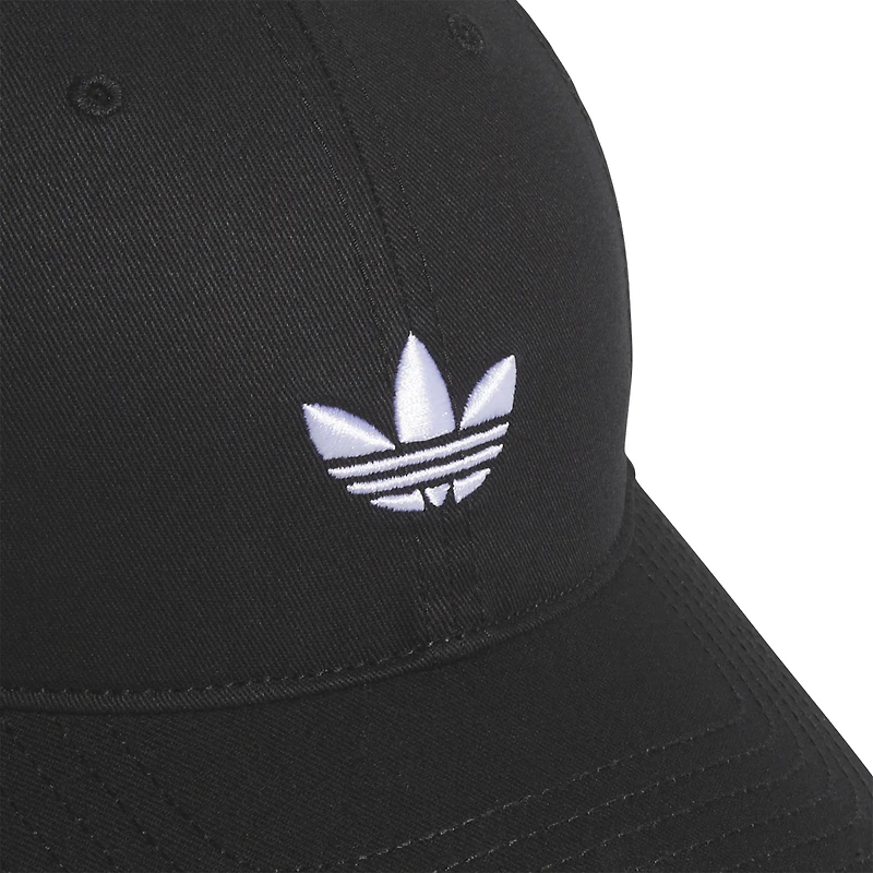 Casquette ajustable adidas Originals Relaxed Trefoil noire pour homme