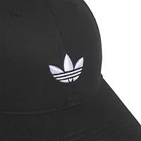Casquette ajustable adidas Originals Relaxed Trefoil noire pour homme