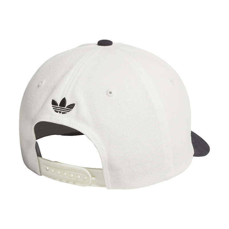 Men's  Cream/Black adidas Originals Utility Patch Adjustable Hat