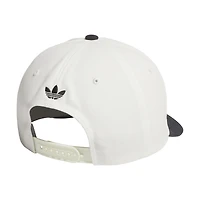 Men's  Cream/Black adidas Originals Utility Patch Adjustable Hat