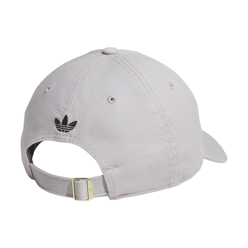 Casquette ajustable adidas Originals Relaxed Trefoil grise pour homme