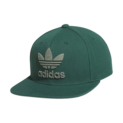 Casquette snapback verte adidas Originals Trefoil Chain pour homme