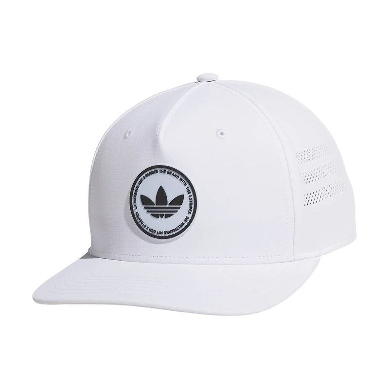 Men's White adidas Originals Emblem 2.0 Snapback Hat