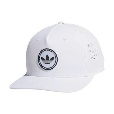 Men's White adidas Originals Emblem 2.0 Snapback Hat